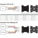 Ingrosso flight BLITZ 5.8G VTX 1600mW 1.6W trasmissione Video ad alta potenza 40 canali a lungo raggio Fpv Drone Vtx